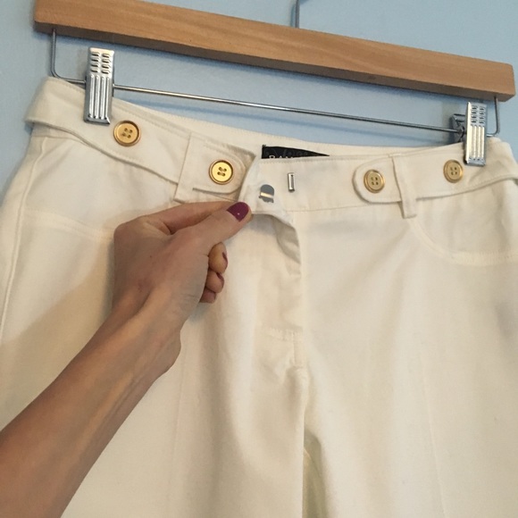 ✨Rampage White Stretch Straight Leg Slacks Size 1 - Picture 3 of 8